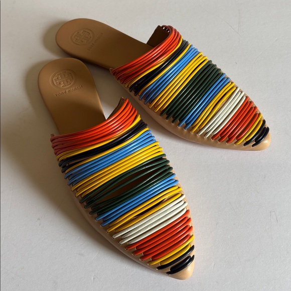 Tory Burch Women's Sienna Mules in multicolor - Picture 7 of 14